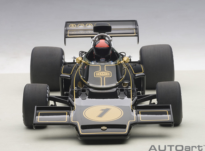 87328  1/18 LOTUS 72E 1973 EMERSON FITTIPALDI #1 (WITH DRIVER FIGURINE IN COCKPIT)