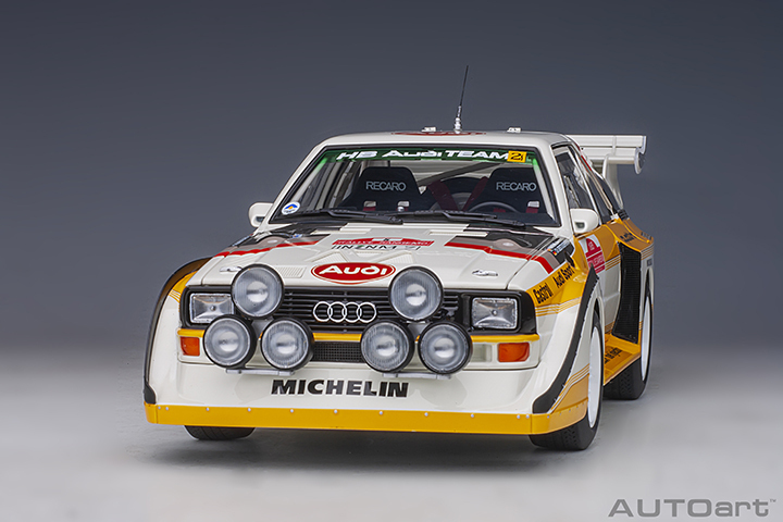 88503 1/18 AUDI QUATTRO S1 RALLY SAN REMO 1985 WINNER W. RöHRL/C. GEISTDöRFER #5