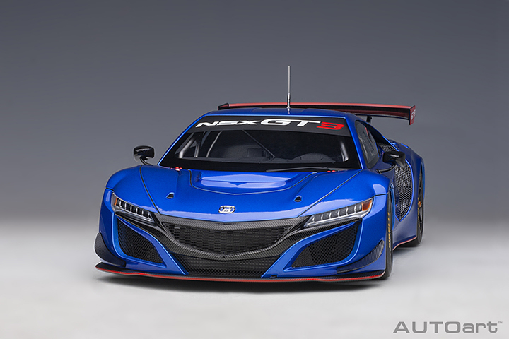 81896 1/18 HONDA NSX GT3 2018 (HYPER BLUE)