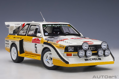 88503 1/18 AUDI QUATTRO S1 RALLY SAN REMO 1985 WINNER W. RöHRL/C. GEISTDöRFER #5