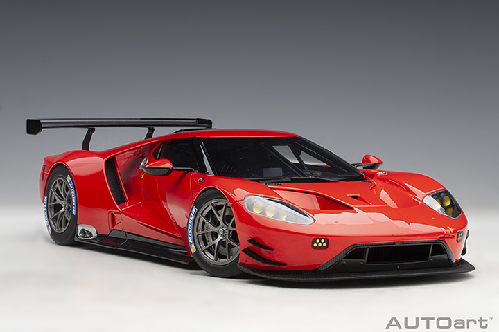 81811 1/18 FORD GT LE MANS PLAIN COLOR VERSION (RUBY RED)