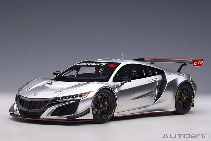 81897 1/18 HONDA NSX GT3 2018 (HYPER SILVER)