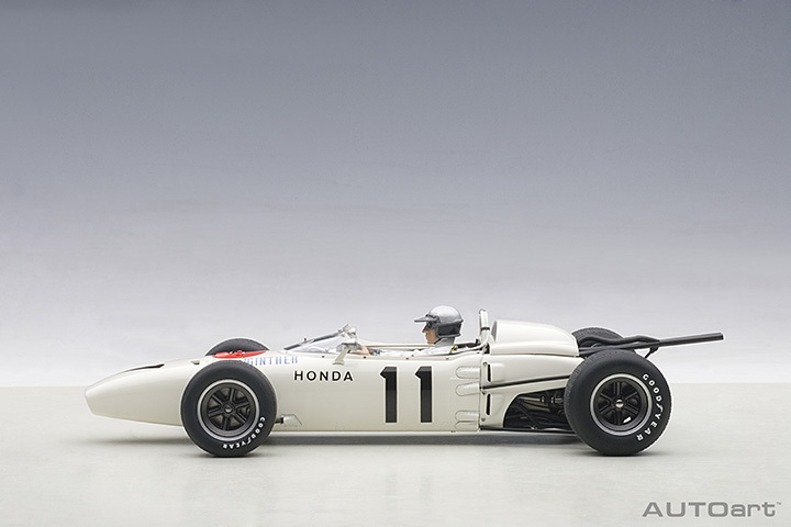 86599 1/18 HONDA RA272 F1 GRAND PRIX MEXICO 1965 RICHIE GINTHER #11 (WITH DRIVER FIGURE FIT)