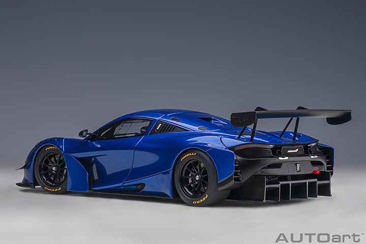 81970 1/18 McLAREN 720S GT3 (AZURE BLUE) - SEALED BODY