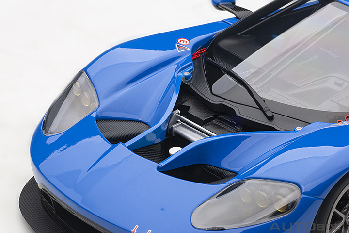 81812 1/18 FORD GT LE MANS PLAIN COLOR VERSION (LIGHTNING BLUE)