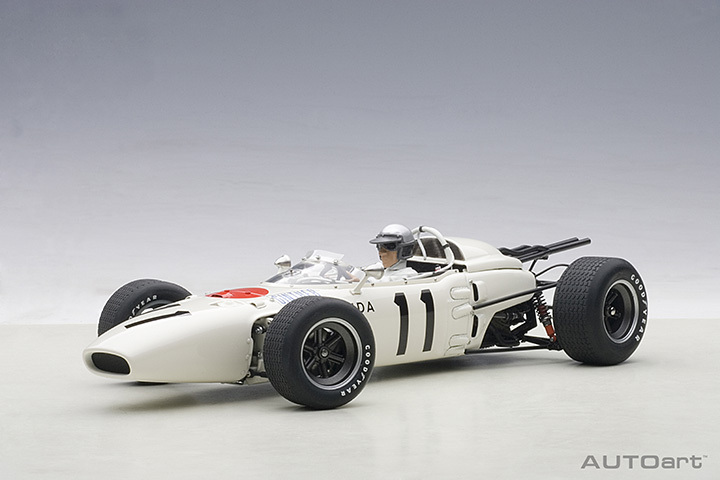 86599 1/18 HONDA RA272 F1 GRAND PRIX MEXICO 1965 RICHIE GINTHER #11 (WITH DRIVER FIGURE FIT)