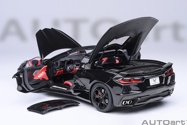 71280 1/18 CHEVROLET CORVETTE C8 STINGRAY Z51 (BLACK)