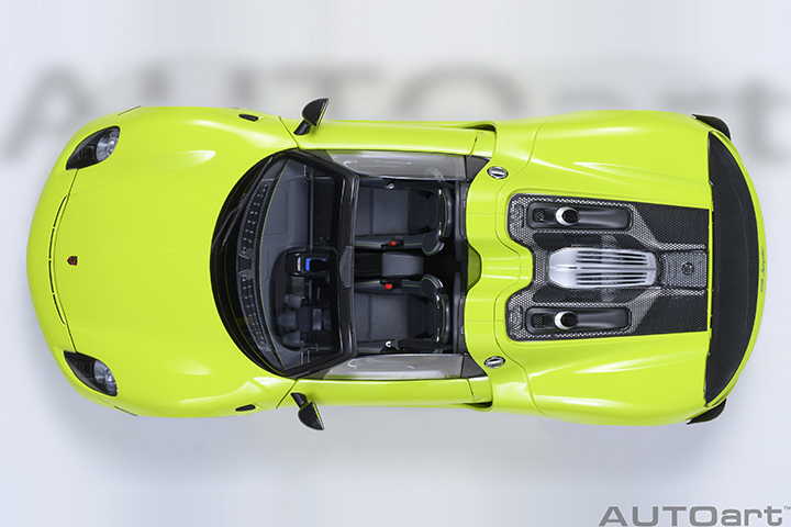 77921 1/18 PORSCHE 918 SPYDER WEISSACH PACKAGE (ACID GREEN)