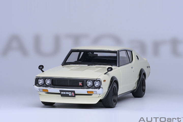 77467 1/18 NISSAN SKYLINE 2000 GT-R (KPGC110) TUNED VERSION RS WATANABE WHEEL (WHITE)