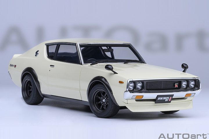 77467 1/18 NISSAN SKYLINE 2000 GT-R (KPGC110) TUNED VERSION RS WATANABE WHEEL (WHITE)