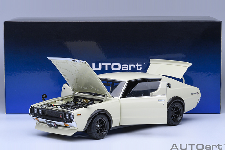 77467 1/18 NISSAN SKYLINE 2000 GT-R (KPGC110) TUNED VERSION RS WATANABE WHEEL (WHITE)