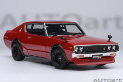 77468 1/18 NISSAN SKYLINE 2000 GT-R (KPGC110) TUNED VERSION RS WATANABE WHEEL (RED)