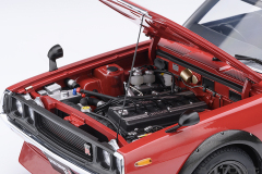 77468 1/18 NISSAN SKYLINE 2000 GT-R (KPGC110) TUNED VERSION RS WATANABE WHEEL (RED)