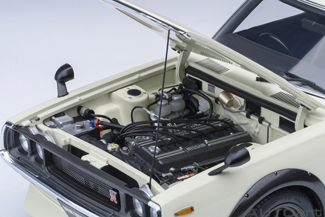 77467 1/18 NISSAN SKYLINE 2000 GT-R (KPGC110) TUNED VERSION RS WATANABE WHEEL (WHITE)