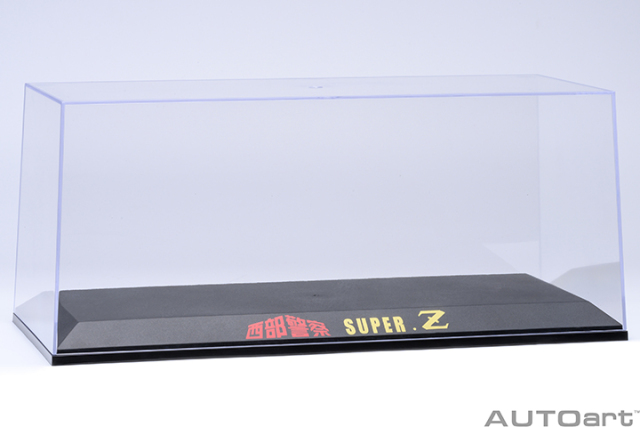 90039 1/18 CLEAR COVER & BASE PLATE SET (SEIBU KEISATSU SUPER Z)