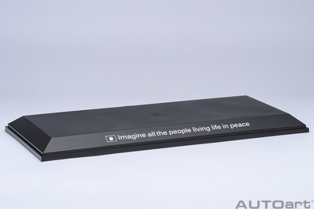 90038 1/18 CLEAR COVER & BASE PLATE SET (LBWK/GOLD)