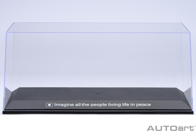 90038 1/18 CLEAR COVER & BASE PLATE SET (LBWK/GOLD)