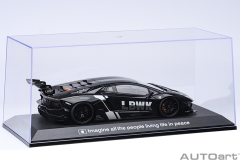 90038 1/18 CLEAR COVER & BASE PLATE SET (LBWK/GOLD)