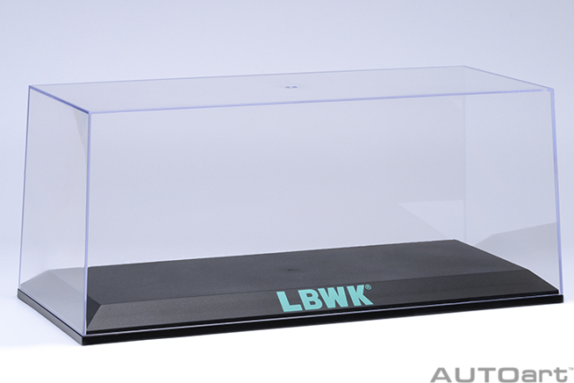 90037 1/18 CLEAR COVER & BASE PLATE SET (LBWK/GREEN)