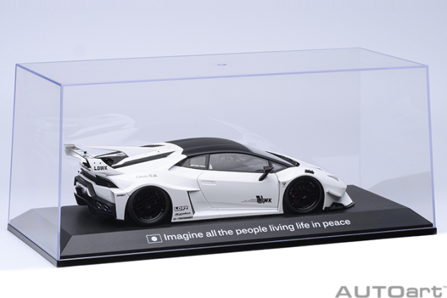 90037 1/18 CLEAR COVER & BASE PLATE SET (LBWK/GREEN)