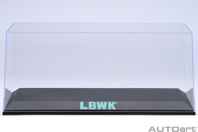 90037 1/18 CLEAR COVER & BASE PLATE SET (LBWK/GREEN)