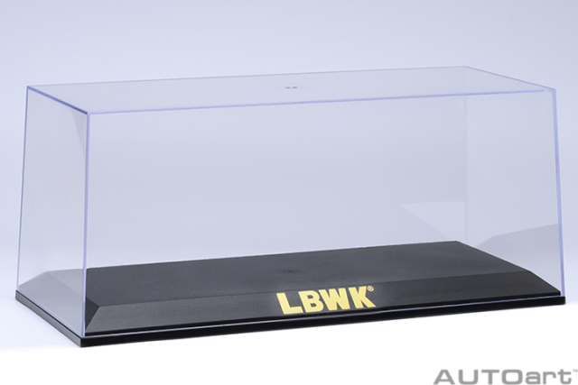 90038 1/18 CLEAR COVER & BASE PLATE SET (LBWK/GOLD)