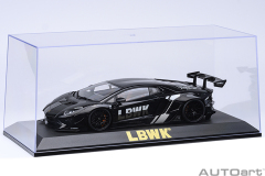 90038 1/18 CLEAR COVER & BASE PLATE SET (LBWK/GOLD)