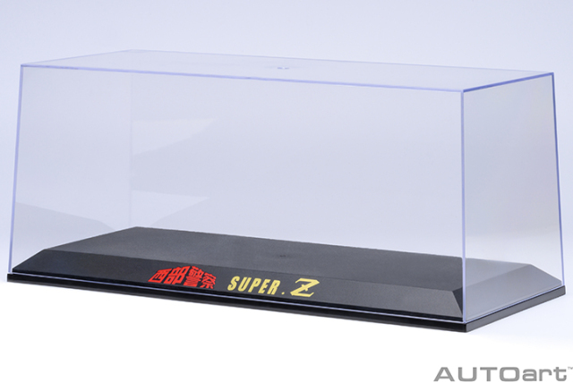 90039 1/18 CLEAR COVER & BASE PLATE SET (SEIBU KEISATSU SUPER Z)