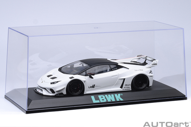 90037 1/18 CLEAR COVER & BASE PLATE SET (LBWK/GREEN)