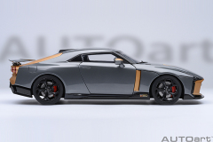 77510 1/18 NISSAN GT-R50 BY ITALDESIGN GOODWOOD VERSION (LIQUID KINETIC GREY / ENERGETIC SIGMA GOLD)