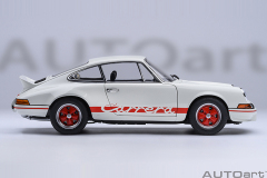 78030 1/18 PORSCHE 911 CARRERA 2.7 RS (GRAND PRIX WHITE/RED STRIPES)