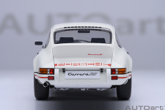78030 1/18 PORSCHE 911 CARRERA 2.7 RS (GRAND PRIX WHITE/RED STRIPES)