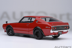 77479 1/18 NISSAN SKYLINE 2000 GT-R (KPGC110) TUNED VERSION (CARBON FIBER BONNET) (RED)
