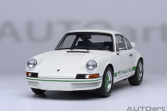 78031 1/18 PORSCHE 911 CARRERA 2.7 RS (GRAND PRIX WHITE/GREEN STRIPES)