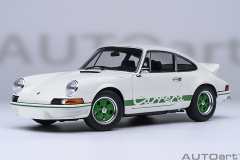 78031 1/18 PORSCHE 911 CARRERA 2.7 RS (GRAND PRIX WHITE/GREEN STRIPES)
