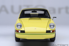 78033 1/18 PORSCHE 911 CARRERA 2.7 RS (LIGHT YELLOW/GREEN STRIPES)