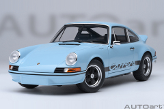 78032 1/18 PORSCHE 911 CARRERA 2.7 RS (GULF BLUE/BLACK STRIPES)
