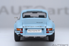 78032 1/18 PORSCHE 911 CARRERA 2.7 RS (GULF BLUE/BLACK STRIPES)