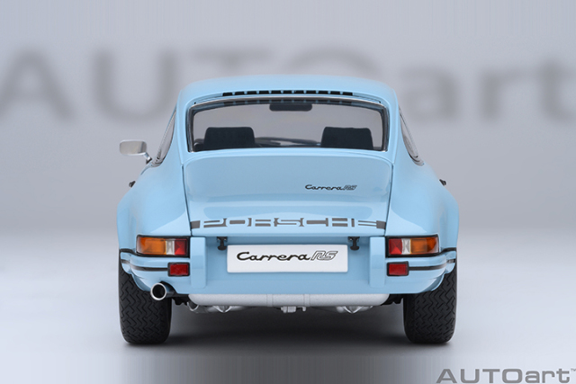 78032 1/18 PORSCHE 911 CARRERA 2.7 RS (GULF BLUE/BLACK STRIPES)