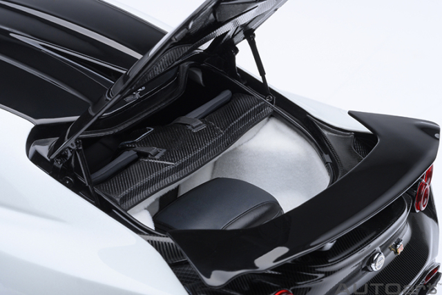 77511 1/18 NISSAN GT-R50 BY ITALDESIGN (METALLIC WHITE/BLACK)