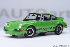 78034 1/18 PORSCHE 911 CARRERA 2.7 RS (VIPER GREEN/BLACK STRIPES)