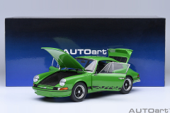 78034 1/18 PORSCHE 911 CARRERA 2.7 RS (VIPER GREEN/BLACK STRIPES)