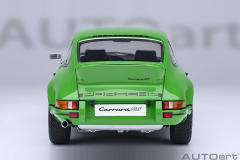 78034 1/18 PORSCHE 911 CARRERA 2.7 RS (VIPER GREEN/BLACK STRIPES)