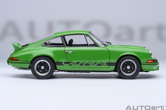 78034 1/18 PORSCHE 911 CARRERA 2.7 RS (VIPER GREEN/BLACK STRIPES)
