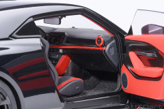 77513 1/18 NISSAN GT-R50 BY ITALDESIGN (BLACK / MATT BLACK)