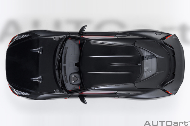 77513 1/18 NISSAN GT-R50 BY ITALDESIGN (BLACK / MATT BLACK)