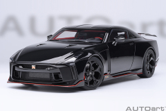 77513 1/18 NISSAN GT-R50 BY ITALDESIGN (BLACK / MATT BLACK)