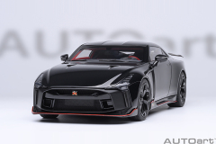 77513 1/18 NISSAN GT-R50 BY ITALDESIGN (BLACK / MATT BLACK)
