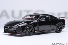 77513 1/18 NISSAN GT-R50 BY ITALDESIGN (BLACK / MATT BLACK)