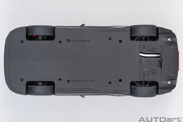 77513 1/18 NISSAN GT-R50 BY ITALDESIGN (BLACK / MATT BLACK)